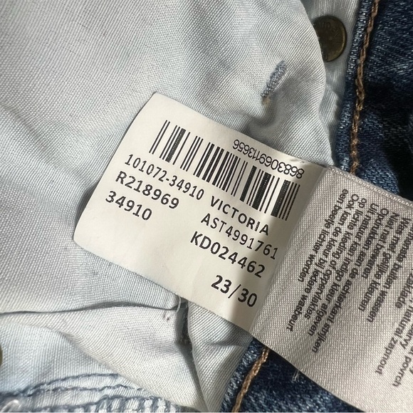 Mavi Victoria High Waist Wide Leg 70’s inspired Jeans Size 23x30 - Picture 7 of 9